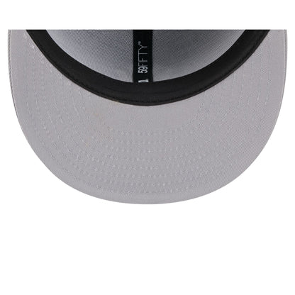 Seattle Mariners Pinstripe League Pin 59FIFTY Fitted Hat