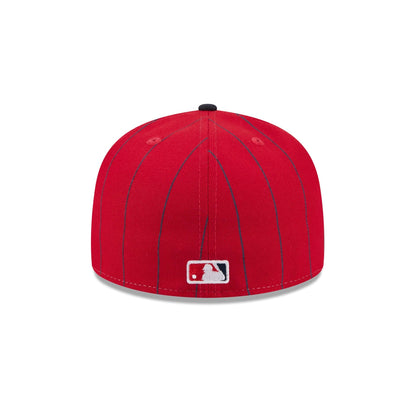 Washington Nationals Pinstripe League Pin 59FIFTY Fitted Hat