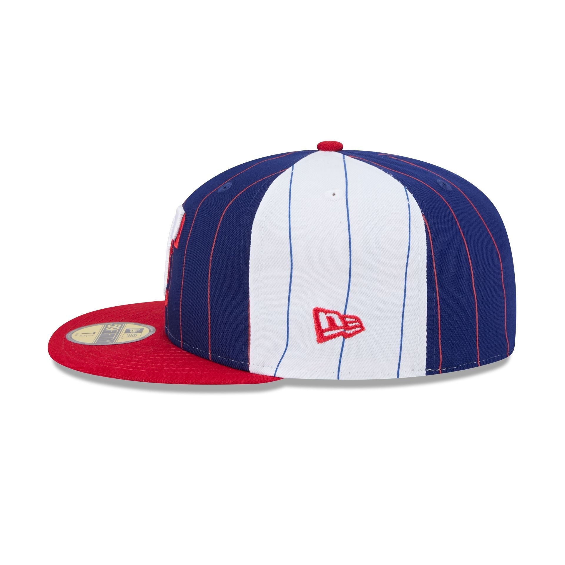 Texas Rangers Pinstripe League Pin 59FIFTY Fitted Hat