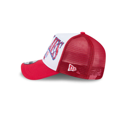 Philadelphia Phillies Distressed 9FORTY A-Frame Trucker Hat