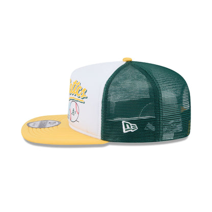 Athletics Retro Script 9FIFTY A-Frame Trucker Hat
