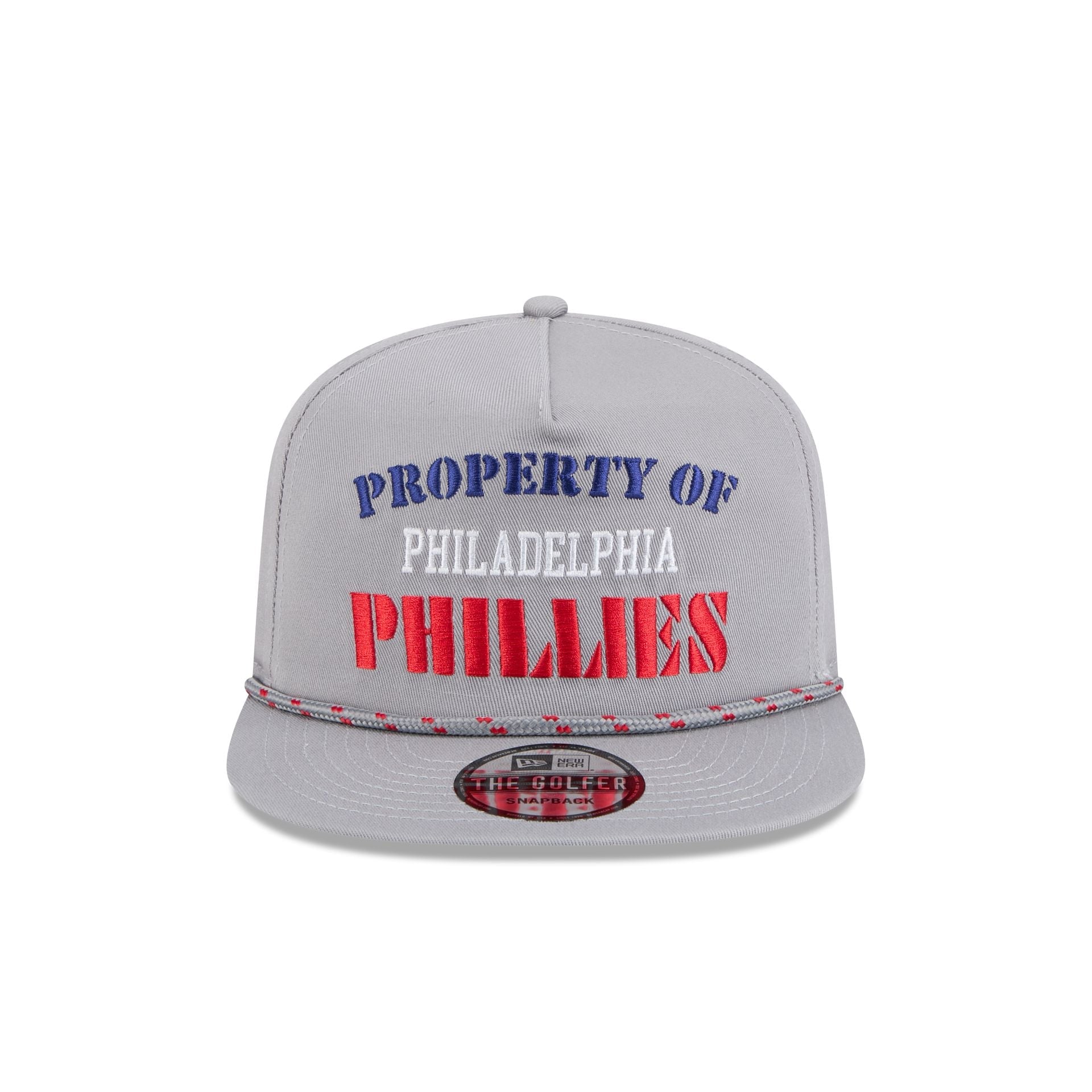 Philadelphia Phillies Vintage Gray Rope Golfer Hat
