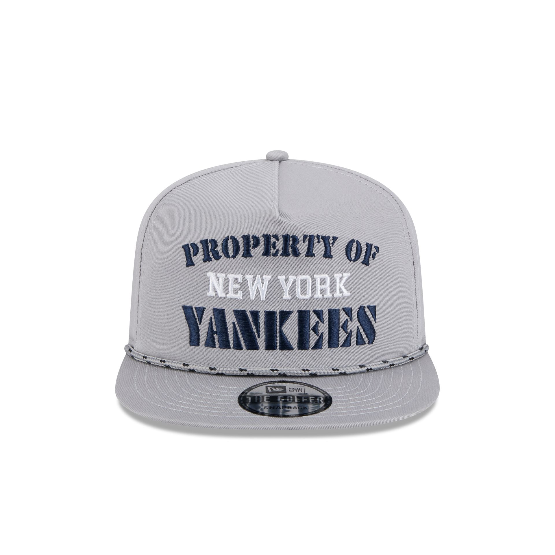 New York Yankees Vintage Gray Rope Golfer Hat
