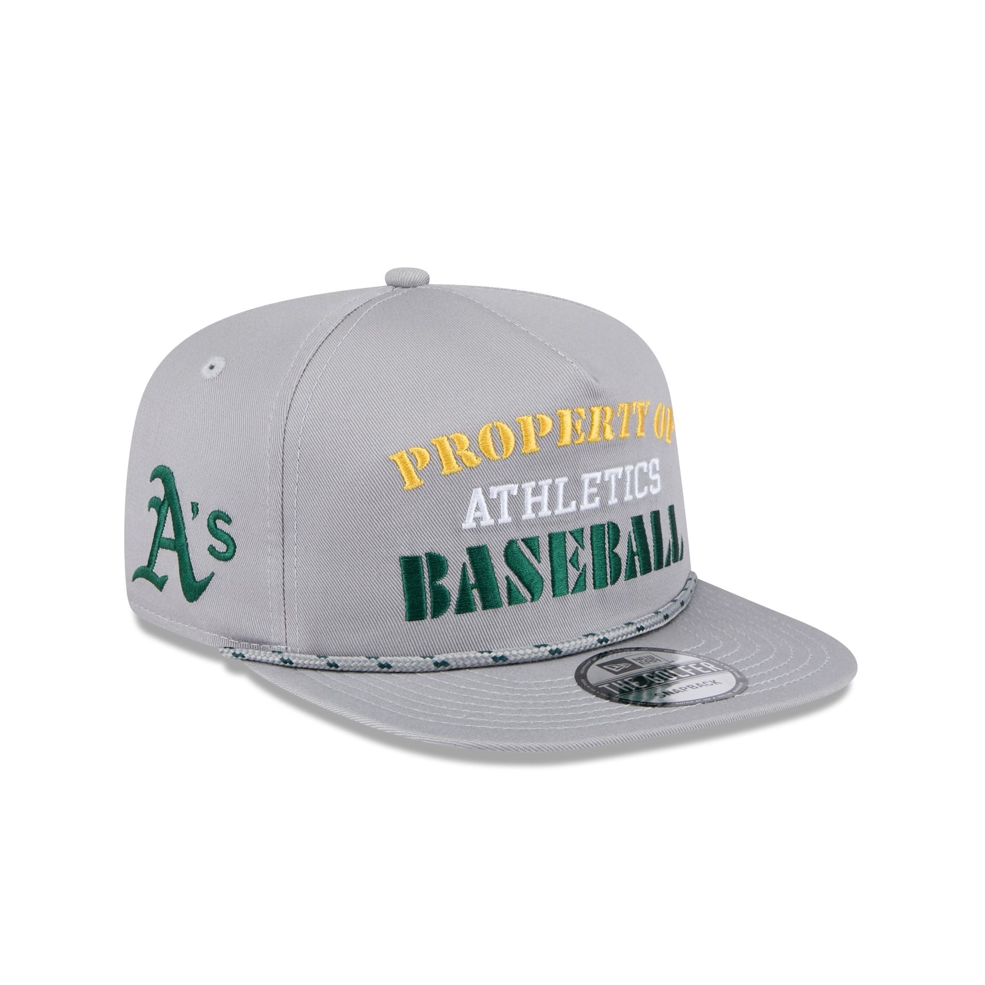 Athletics Vintage Gray Rope Golfer Hat