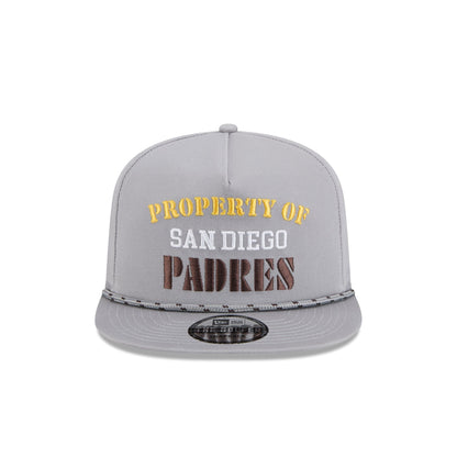 San Diego Padres Vintage Gray Rope Golfer Hat