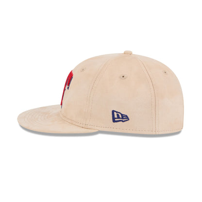 Texas Rangers Stone Suede Retro Crown 9FIFTY Snapback Hat
