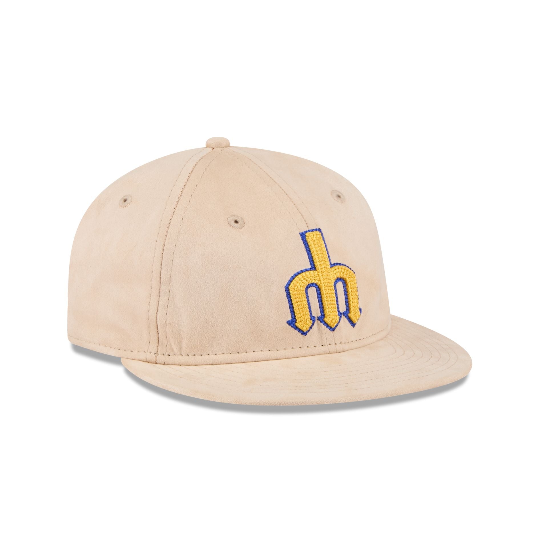 Seattle Mariners Stone Suede Retro Crown 9FIFTY Snapback Hat