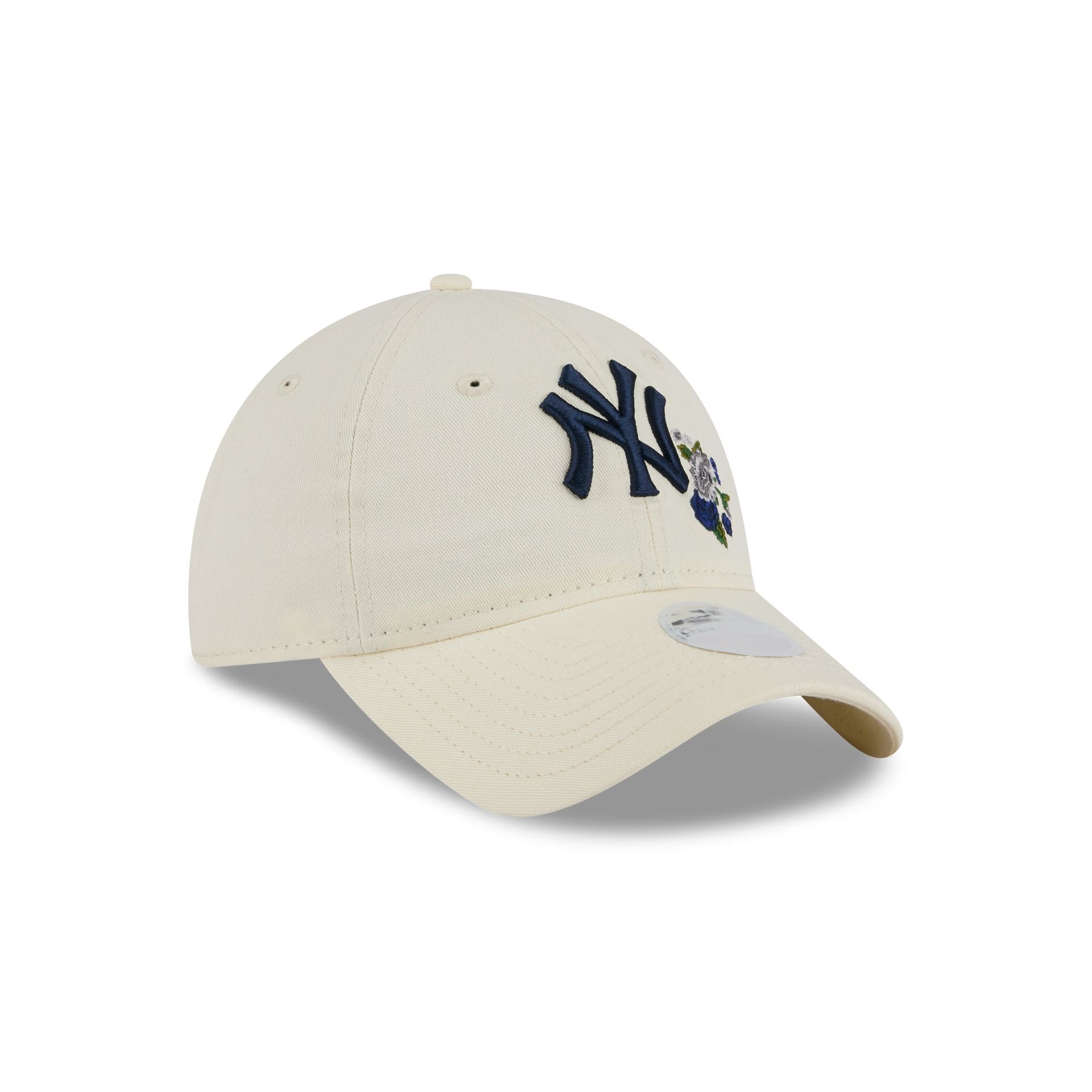 New York Yankees Women's Floral Stitch 9TWENTY Adjustable Hat