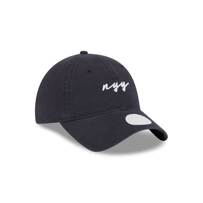 New York Yankees Women's Script 9TWENTY Adjustable Hat