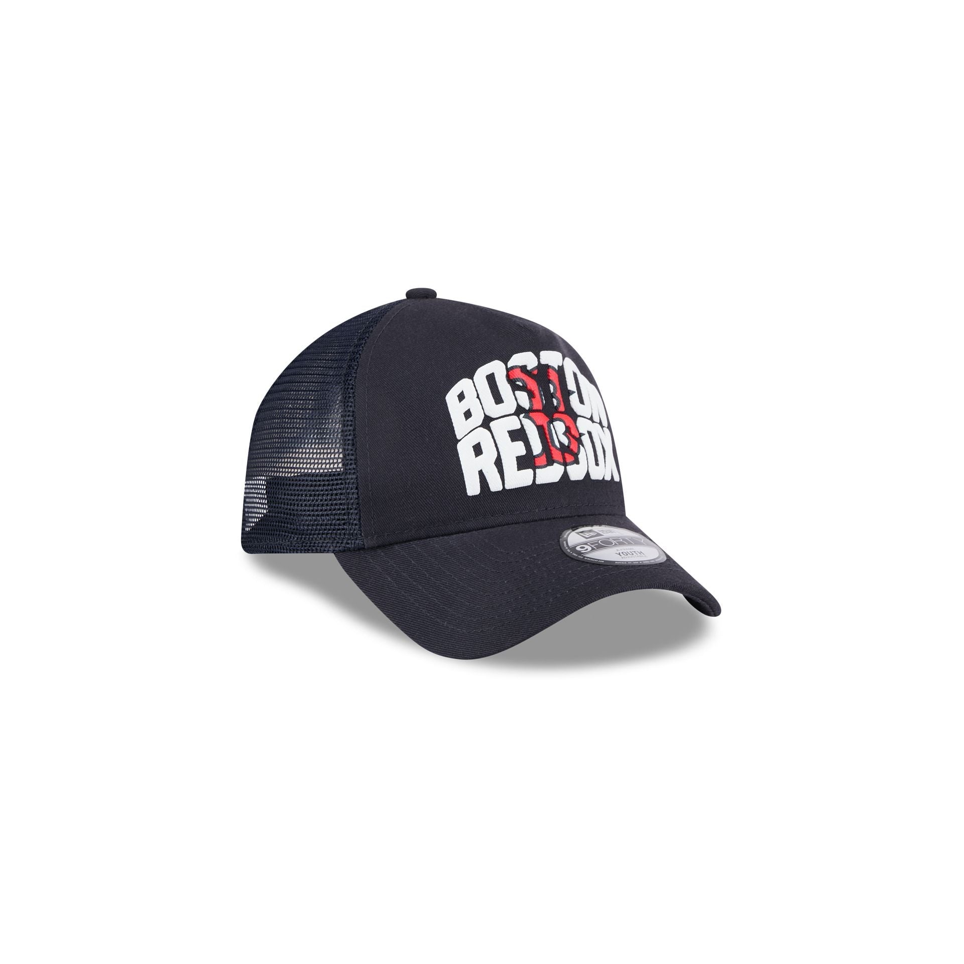 Boston Red Sox Kids Chalk 9FORTY A-Frame Trucker Hat