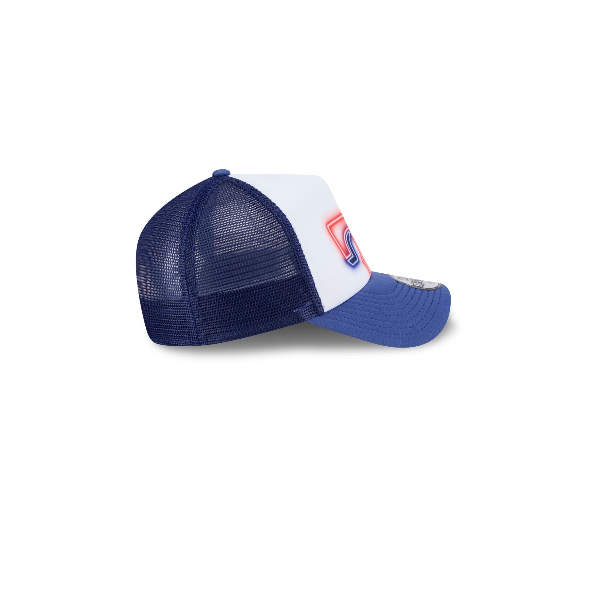 Texas Rangers Kids Painted 9FORTY A-Frame Trucker Hat