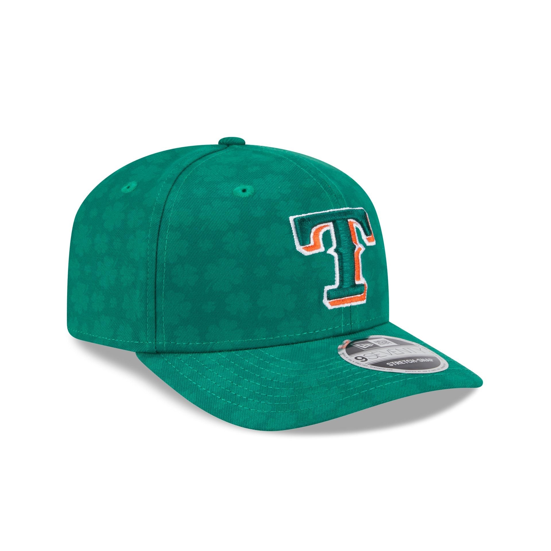 Texas Rangers St. Patrick's Day 2025 9SEVENTY Stretch-Snap Hat