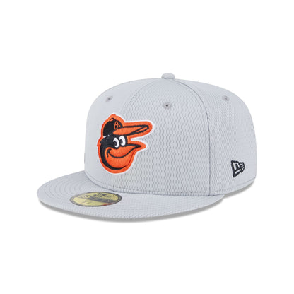 Baltimore Orioles 2025 Clubhouse Gray 59FIFTY Fitted Hat