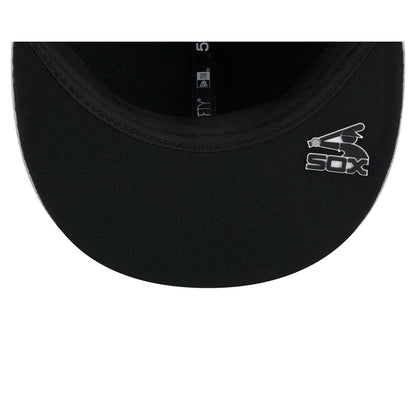 Chicago White Sox 2025 Clubhouse Gray 59FIFTY Fitted Hat