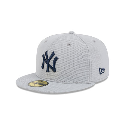 New York Yankees 2025 Clubhouse Gray 59FIFTY Fitted Hat