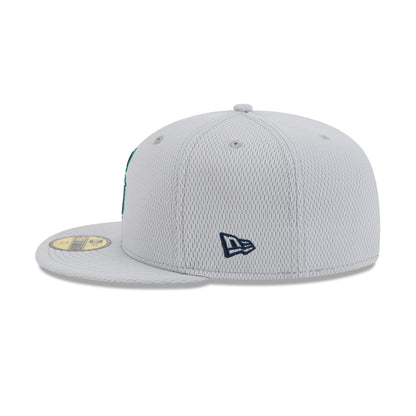 Seattle Mariners 2025 Clubhouse Gray 59FIFTY Fitted Hat