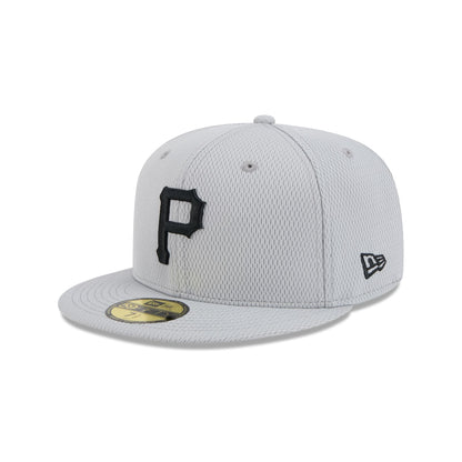 Pittsburgh Pirates 2025 Clubhouse Gray 59FIFTY Fitted Hat