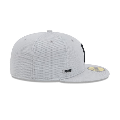 Pittsburgh Pirates 2025 Clubhouse Gray 59FIFTY Fitted Hat