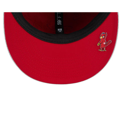 St. Louis Cardinals 2025 Clubhouse Gray 59FIFTY Fitted Hat
