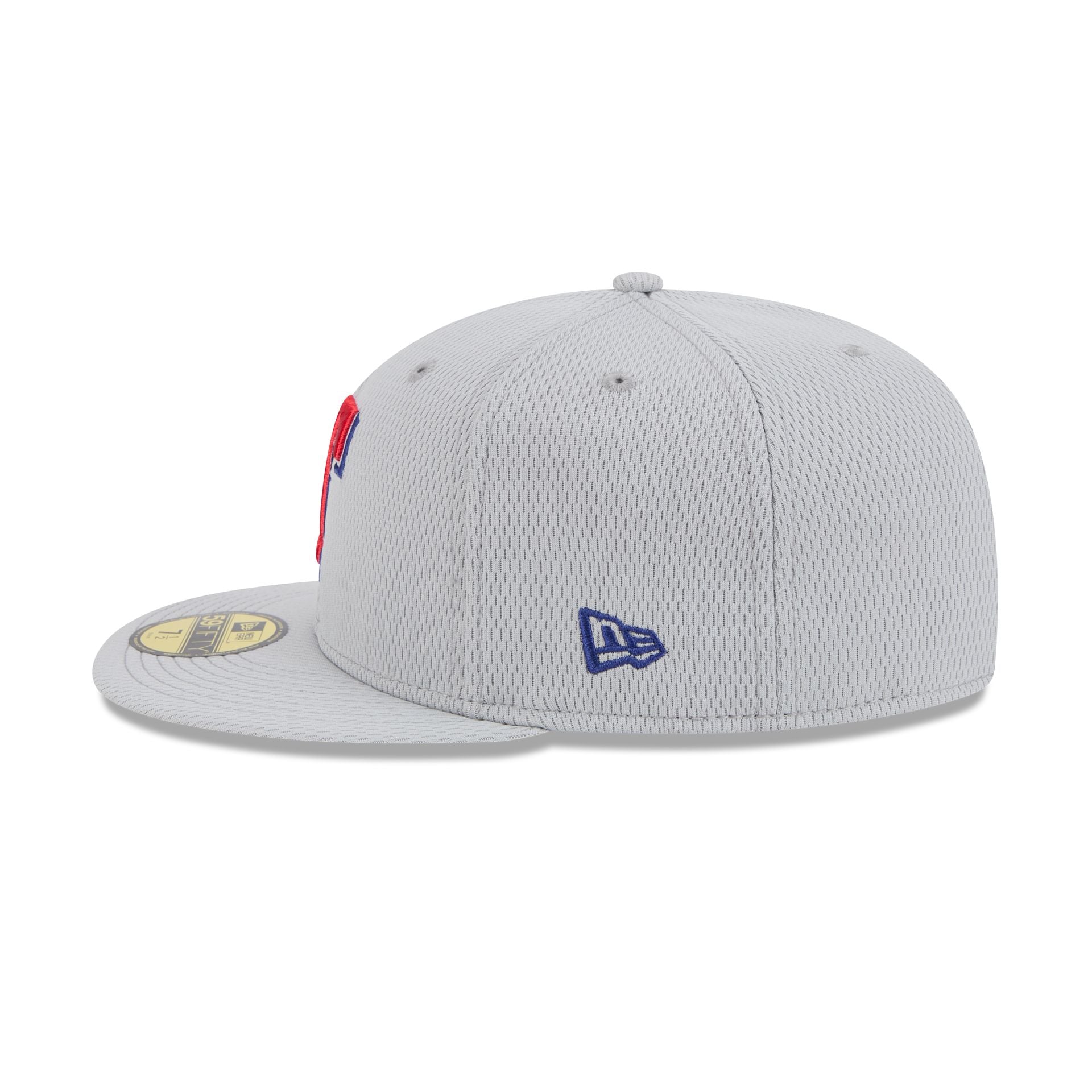 Texas Rangers 2025 Clubhouse Gray 59FIFTY Fitted Hat