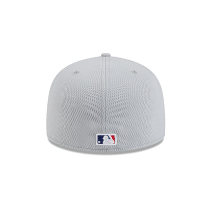 Texas Rangers 2025 Clubhouse Gray 59FIFTY Fitted Hat