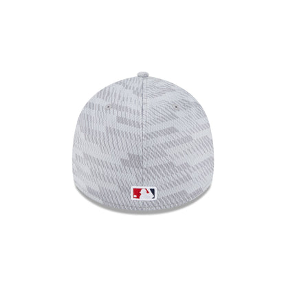 Washington Nationals 2025 Clubhouse Gray 39THIRTY Stretch Fit