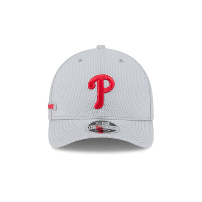 Philadelphia Phillies 2025 Clubhouse Gray 9FORTY M-Crown Snapback Hat