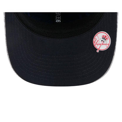 New York Yankees 2025 Clubhouse Gray 9SEVENTY Stretch-Snap Hat