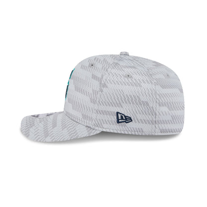 Seattle Mariners 2025 Clubhouse Gray 9SEVENTY Stretch-Snap Hat
