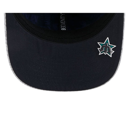 Seattle Mariners 2025 Clubhouse Gray 9SEVENTY Stretch-Snap Hat