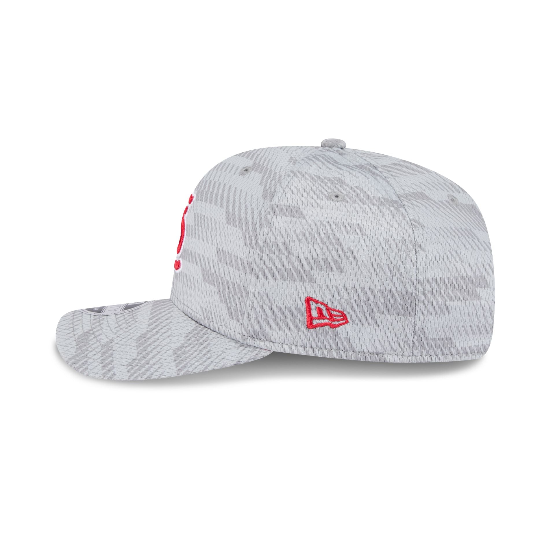 St. Louis Cardinals 2025 Clubhouse Gray 9SEVENTY Stretch-Snap Hat