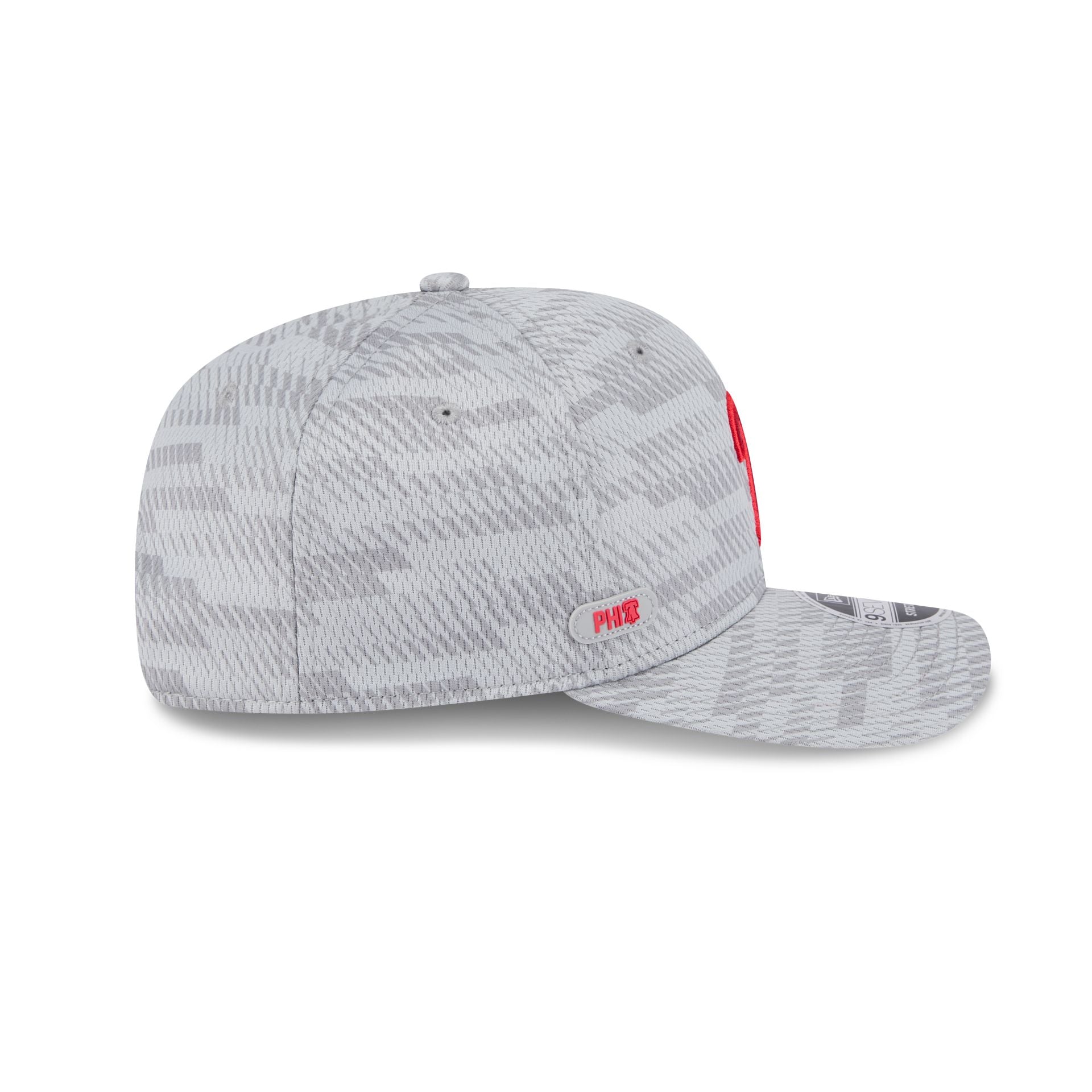 Philadelphia Phillies 2025 Clubhouse Gray 9SEVENTY Stretch-Snap Hat