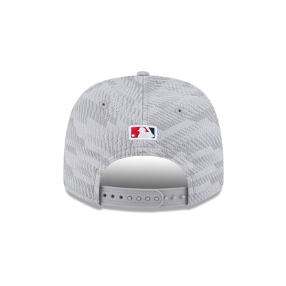 Washington Nationals 2025 Clubhouse Gray 9SEVENTY Stretch-Snap Hat