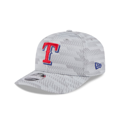 Texas Rangers 2025 Clubhouse Gray 9SEVENTY Stretch-Snap Hat