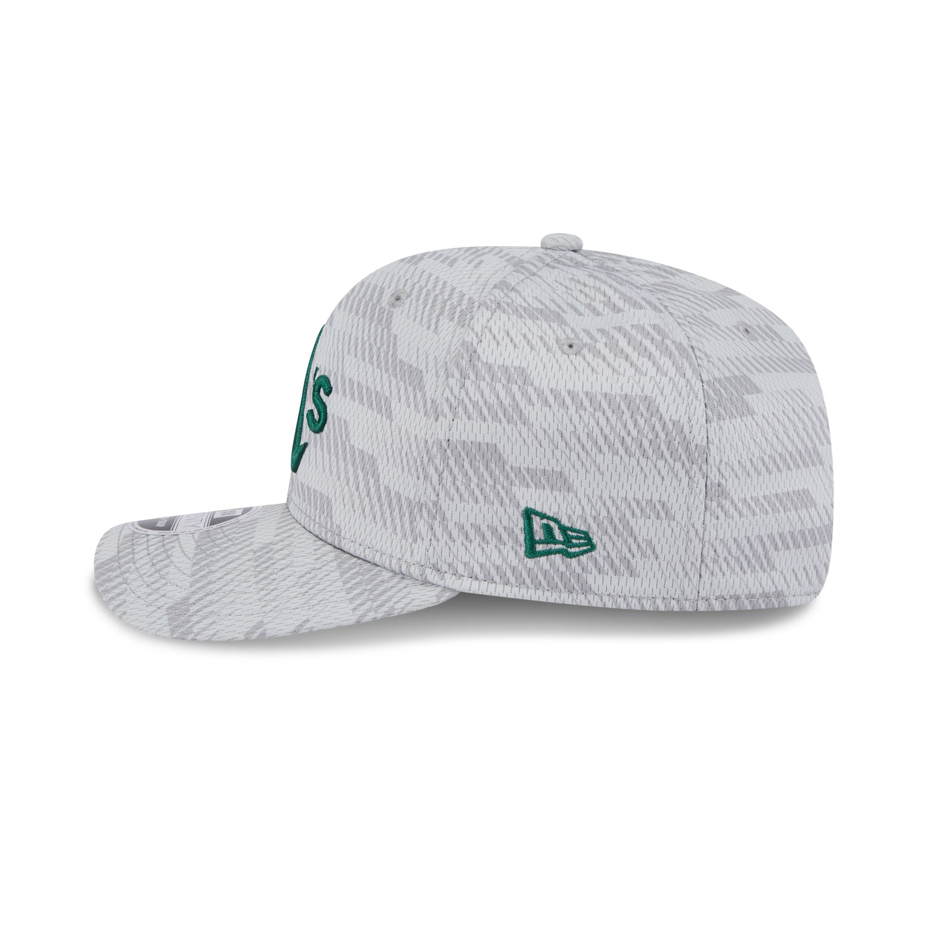 Athletics 2025 Clubhouse Gray 9SEVENTY Stretch-Snap Hat