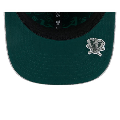 Athletics 2025 Clubhouse Gray 9SEVENTY Stretch-Snap Hat