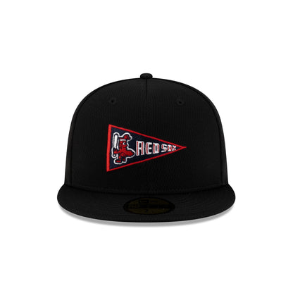 Boston Red Sox 2025 Clubhouse Alt Black 59FIFTY Fitted Hat