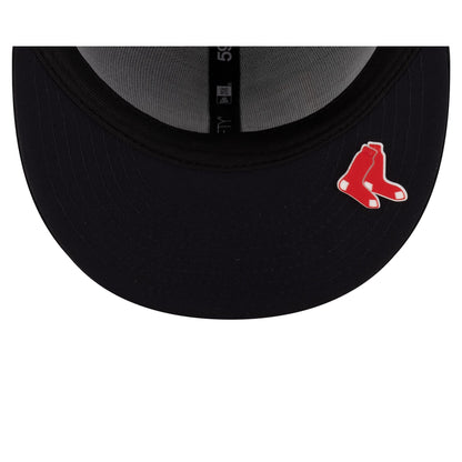 Boston Red Sox 2025 Clubhouse Alt Black 59FIFTY Fitted Hat