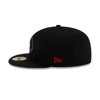 Arizona Diamondbacks 2025 Clubhouse Alt Black 59FIFTY Fitted Hat