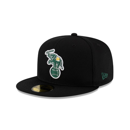 Athletics 2025 Clubhouse Alt Black 59FIFTY Fitted Hat