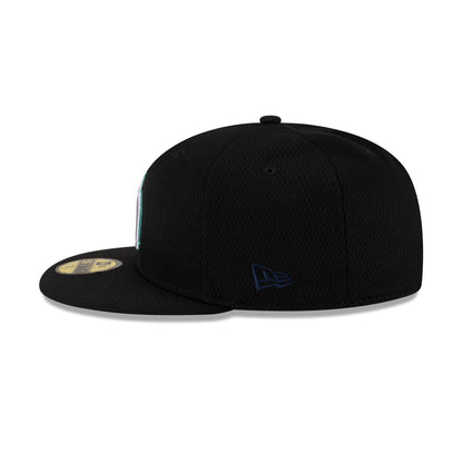 Seattle Mariners 2025 Clubhouse Alt Black 59FIFTY Fitted Hat
