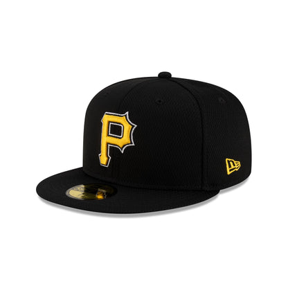 Pittsburgh Pirates 2025 Clubhouse Alt Black 59FIFTY Fitted Hat