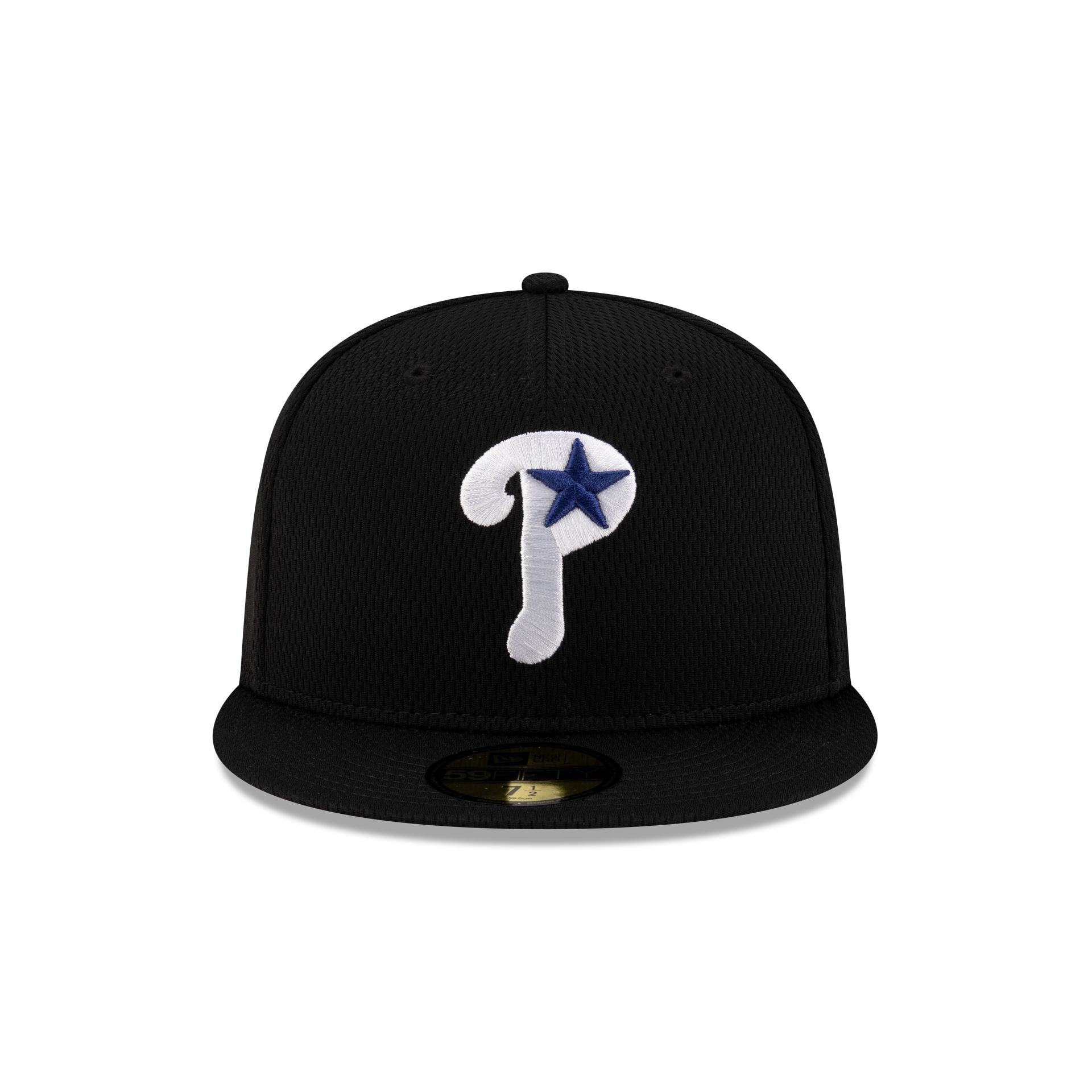 Philadelphia Phillies 2025 Clubhouse Alt Black 59FIFTY Fitted Hat