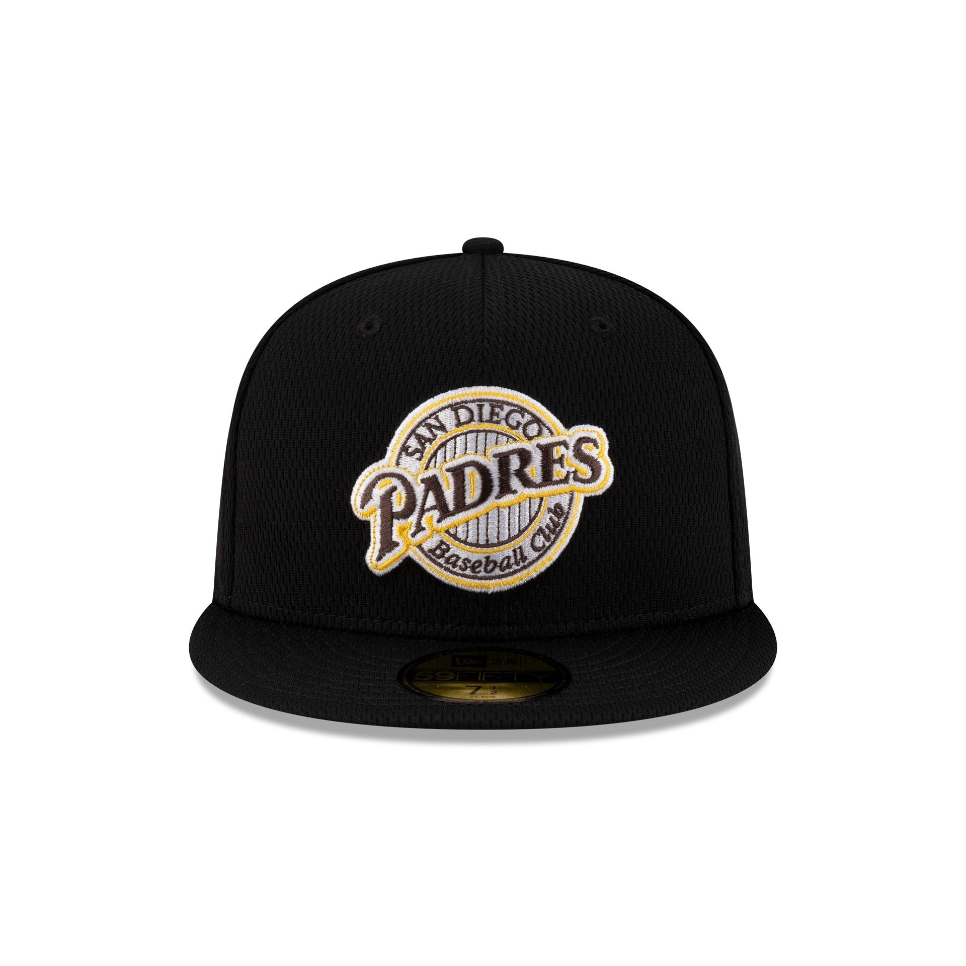 San Diego Padres 2025 Clubhouse Alt Black 59FIFTY Fitted Hat