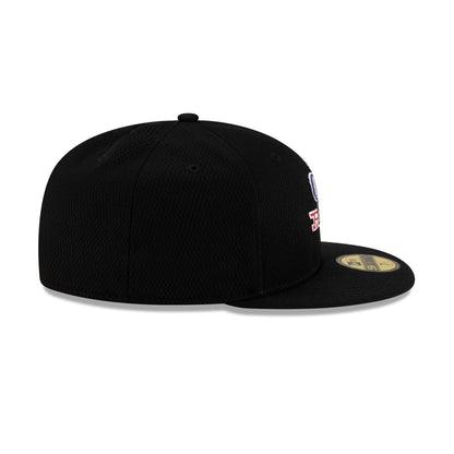 Texas Rangers 2025 Clubhouse Alt Black 59FIFTY Fitted Hat