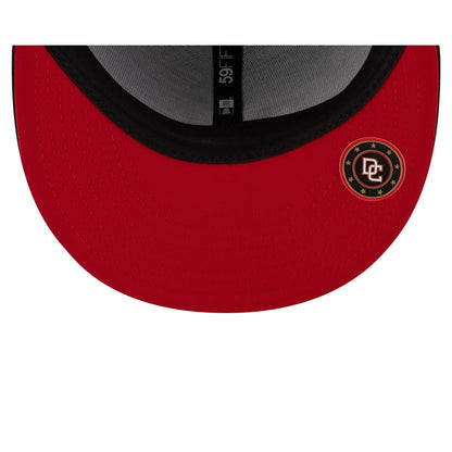 Washington Nationals 2025 Clubhouse Alt Black 59FIFTY Fitted Hat