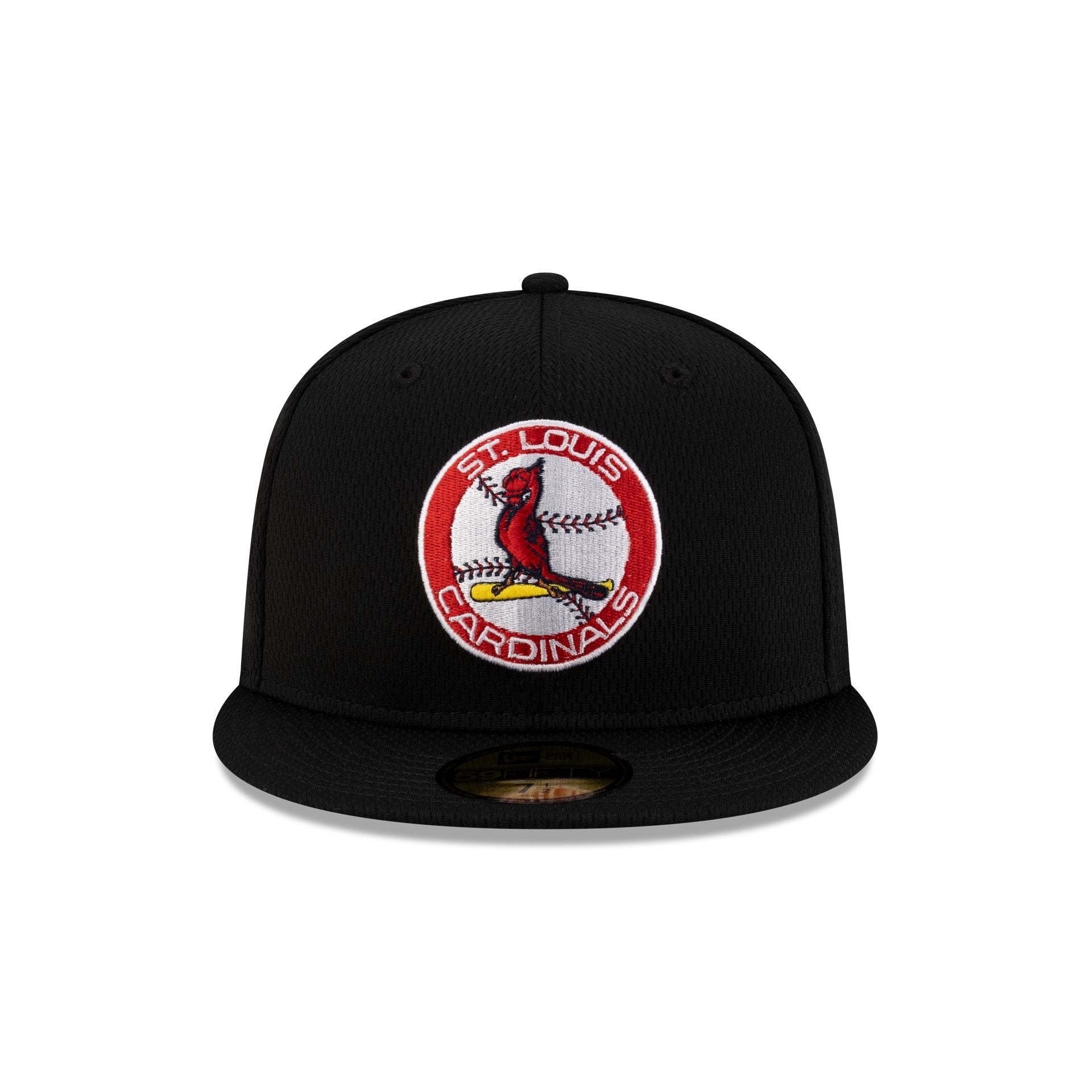 St. Louis Cardinals 2025 Clubhouse Alt Black 59FIFTY Fitted Hat