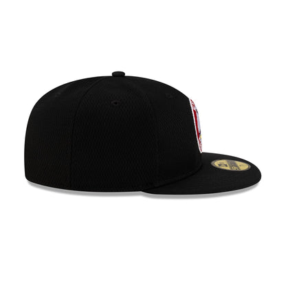 St. Louis Cardinals 2025 Clubhouse Alt Black 59FIFTY Fitted Hat