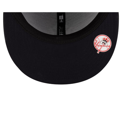 New York Yankees 2025 Clubhouse Alt Black 59FIFTY Fitted Hat