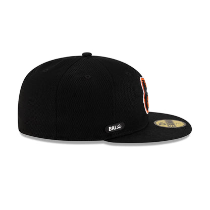 Baltimore Orioles 2025 Clubhouse Black 59FIFTY Fitted Hat